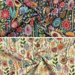 Kew Gardens Botanical Tapestry Fabric for Upholstery and Curtains