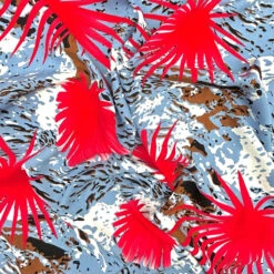 Abstract Printed Viscose Fabric - Lightweight Rayon for Summer Apparel -Pound Fabrics Sale Store 036E9A0B 81C1 404E 92B1 3979FAC49606