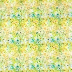 Green Garden Linen Blend Fabric - Premium Cotton Blend for Dressmaking
