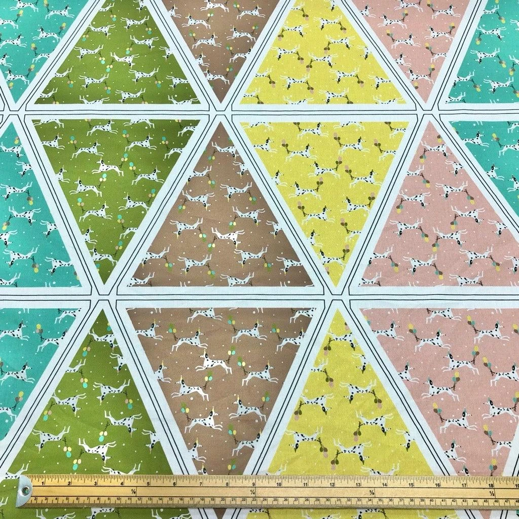 Little Johnny Party Animal Bunting Cotton Fabric - Oeko-Tex Certified 2 Little Johnny Party Animal Bunting Cotton Fabric - Oeko-Tex Certified - Image 2