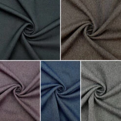 Premium Muted Herringbone Suiting Fabric for Trousers and Blazers