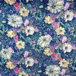Vintage Floral Linen Viscose Fabric - Premium Dressmaking Material -Pound Fabrics Sale Store 0DD43B7B 20EF 4BBB B50B A24BB786D44E