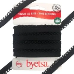 Picot Edge Polycotton Bias Binding Tape - 5 Metres 28 Picot Edge Polycotton Bias Binding Tape - 5 Metres -Pound Fabrics Sale Store 112