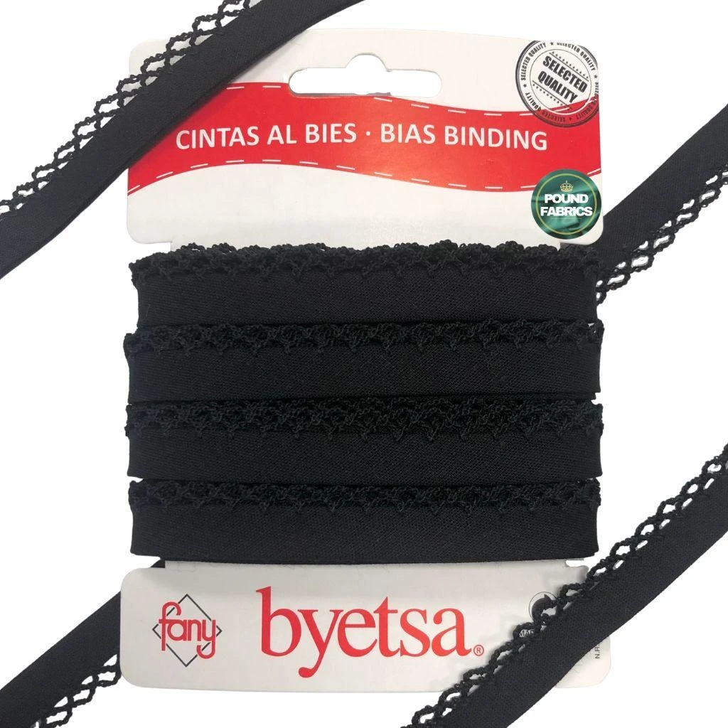 Picot Edge Polycotton Bias Binding Tape - 5 Metres 9 Picot Edge Polycotton Bias Binding Tape - 5 Metres - Image 9