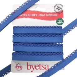 Picot Edge Polycotton Bias Binding Tape - 5 Metres 29 Picot Edge Polycotton Bias Binding Tape - 5 Metres -Pound Fabrics Sale Store 113