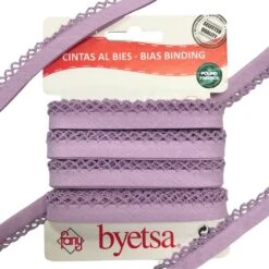 Picot Edge Polycotton Bias Binding Tape - 5 Metres 31 Picot Edge Polycotton Bias Binding Tape - 5 Metres -Pound Fabrics Sale Store 115