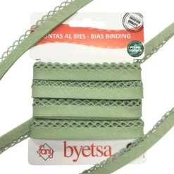 Picot Edge Polycotton Bias Binding Tape - 5 Metres 23 Picot Edge Polycotton Bias Binding Tape - 5 Metres -Pound Fabrics Sale Store 122