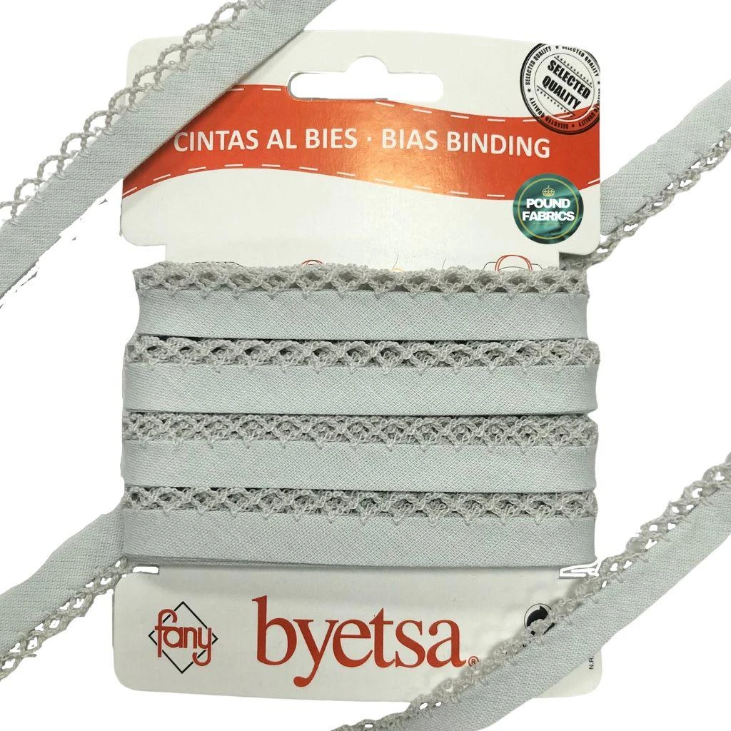 Picot Edge Polycotton Bias Binding Tape - 5 Metres 18 Picot Edge Polycotton Bias Binding Tape - 5 Metres - Image 18