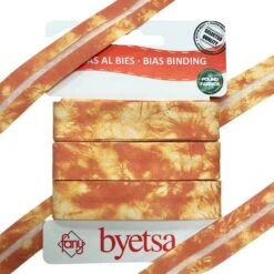 Tie Dye Organic Cotton Bias Binding Tape - 18mm x 5m -Pound Fabrics Sale Store 132