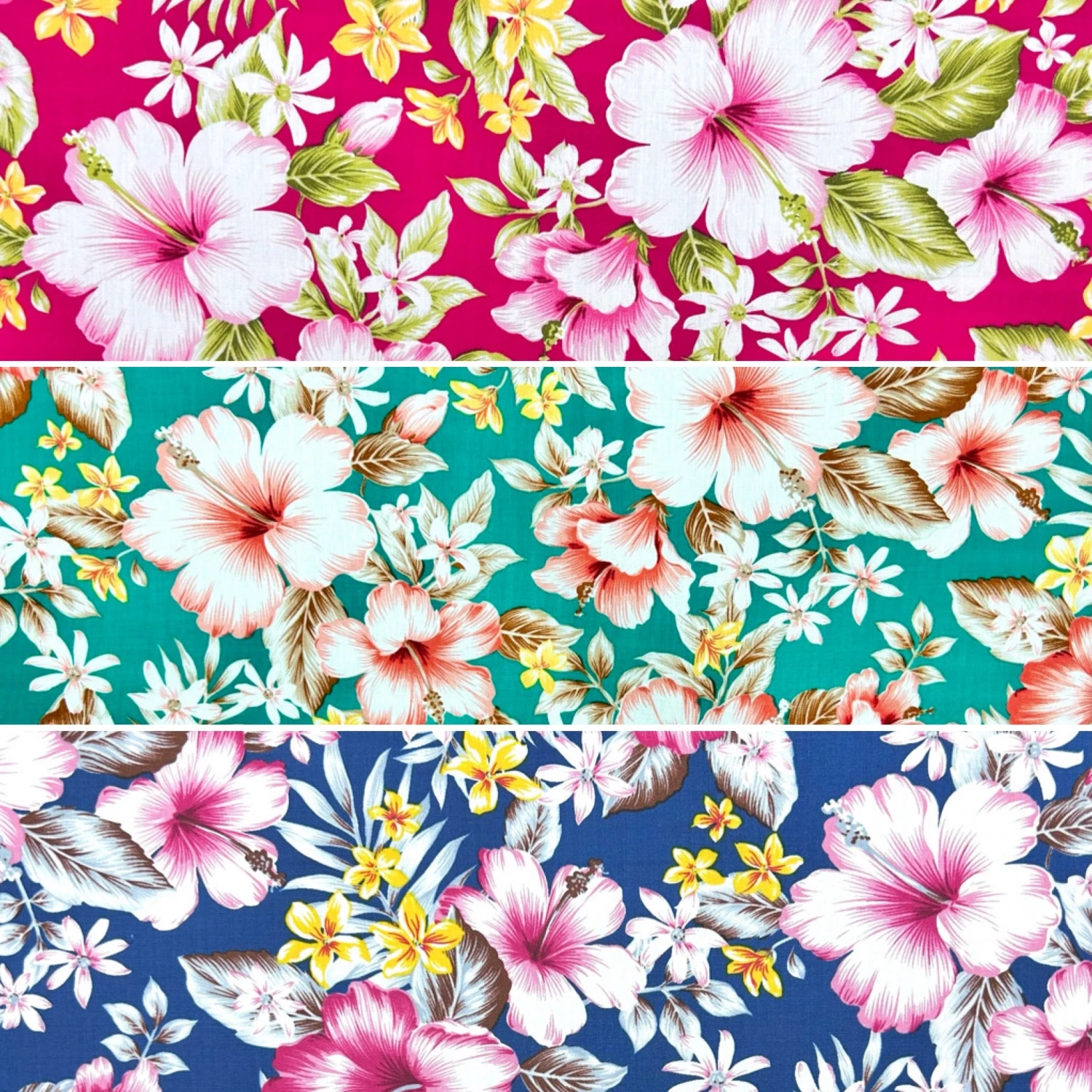 Rose & Hubble Old Rose Garden Floral Cotton Poplin Fabric 1 Rose & Hubble Old Rose Garden Floral Cotton Poplin Fabric