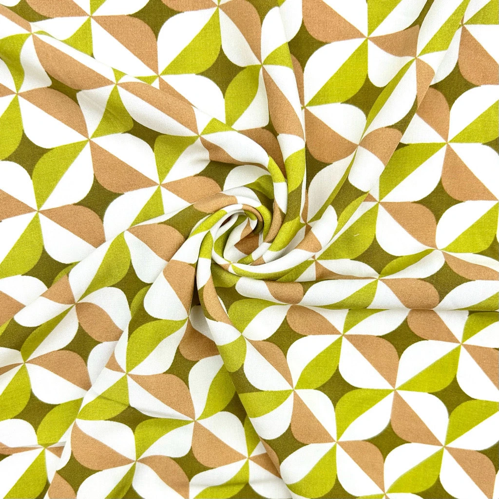 Geometric Play Viscose Poplin Fabric - Soft Abstract Rayon Dressmaking Material 6 Geometric Play Viscose Poplin Fabric - Soft Abstract Rayon Dressmaking Material - Image 6