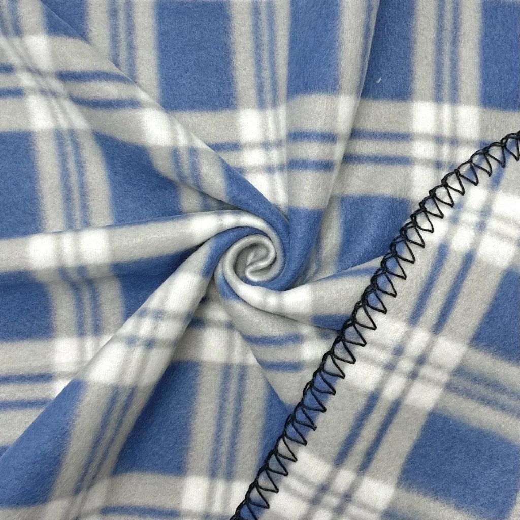 Checkered Fleece Blanket: Super Soft & Durable Multi-Purpose Throw 7 Checkered Fleece Blanket: Super Soft & Durable Multi-Purpose Throw - Image 7