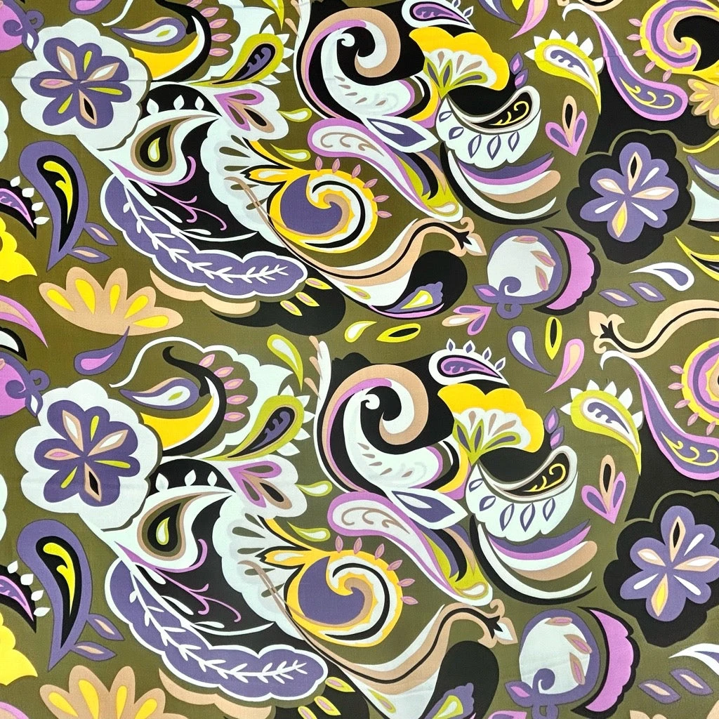 Floral Viscose Poplin Fabric - Surreal Bloom Lightweight Rayon 5 Floral Viscose Poplin Fabric - Surreal Bloom Lightweight Rayon - Image 5