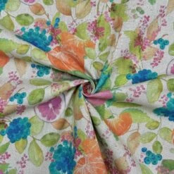 Vibrant Fruit Print Digital Linen Look Polycotton Fabric - 140cm Width -Pound Fabrics Sale Store 2405BE61 8508 4C69 9652 DED7BFCF8D53