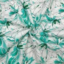 White Sketched Floral Cotton Linen Blend Fabric for Dressmaking -Pound Fabrics Sale Store 245CBECD E875 4166 AD72 5FADB5C30DD5