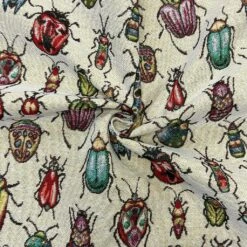 Bugs Tapestry Fabric - Premium Woven Material for Upholstery & Home Decor