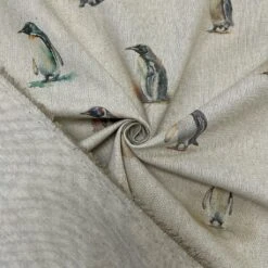 Penguins Digital Linen Look Polycotton Fabric 5 Penguins Digital Linen Look Polycotton Fabric -Pound Fabrics Sale Store 2699920A 3181 47DE 9E69 89DD337B511E