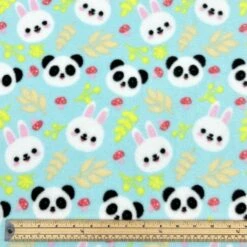 Pandas And Bunnies Anti Pill Polar Fleece Fabric 9 Pandas And Bunnies Anti Pill Polar Fleece Fabric -Pound Fabrics Sale Store 26A7CDA7 B5DE 42F6 8865 401587153460