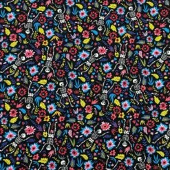 Rose & Hubble Garden Skeletons Cotton Poplin Fabric -Pound Fabrics Sale Store 27802370 807C 4160 BAC3 F7A948EE28FA