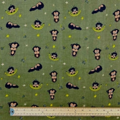 Monkey Print Double Gauze 100% Cotton Fabric for Baby & Apparel 9 Monkey Print Double Gauze 100% Cotton Fabric for Baby & Apparel -Pound Fabrics Sale Store 27E8C6AE 153C 494B BE48 E0FCF544657E