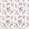 Lilac Floral Double Gauze Fabric - Soft 100% Cotton Muslin