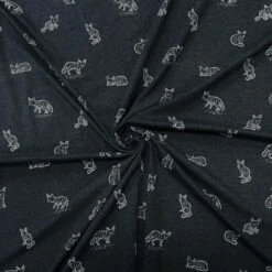 Premium Foxes Melange Cotton Jersey Fabric - Oeko-Tex Certified -Pound Fabrics Sale Store 28573C7C AC7B 4A4F 9C08 A0169DBC8141