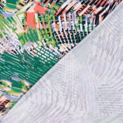 Digital Garden Viscose Jersey Fabric - Lightweight Abstract Print -Pound Fabrics Sale Store 28BAD162 2960 4DD6 920F 52C71EE63B38