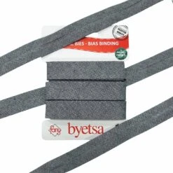 Premium 18mm Denim Bias Binding Tape - 5 Metre Pack -Pound Fabrics Sale Store 292