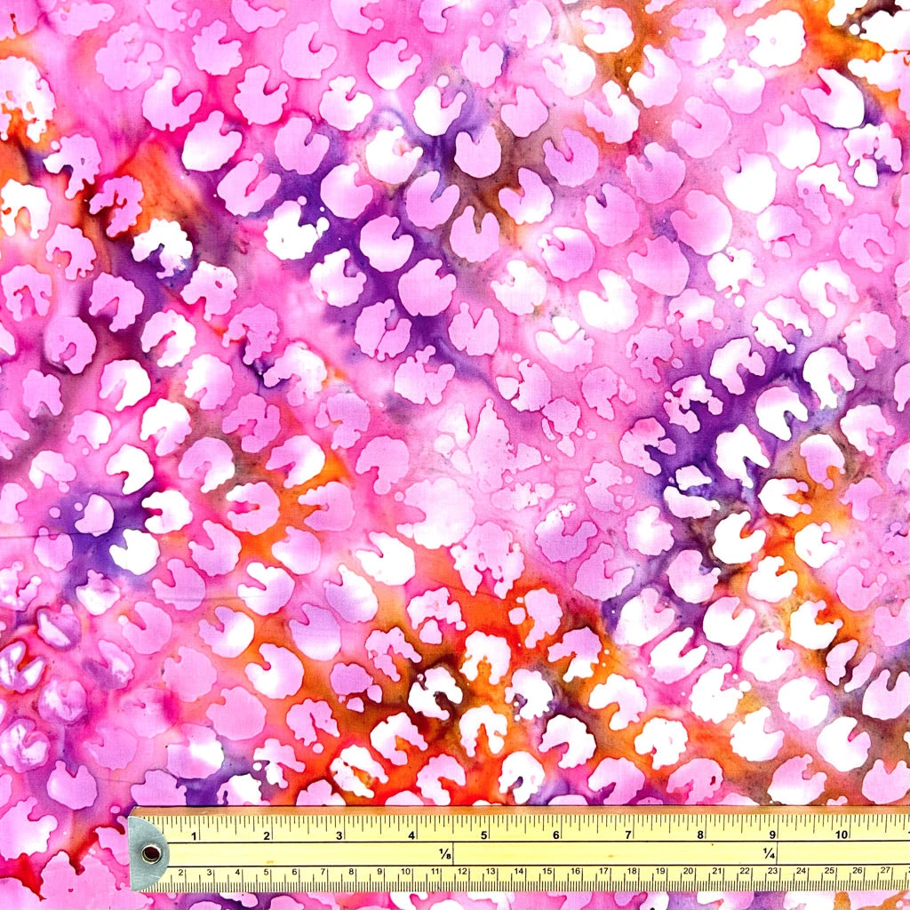 John Louden Petal Drift Cotton Batik Fabric 2 John Louden Petal Drift Cotton Batik Fabric - Image 2