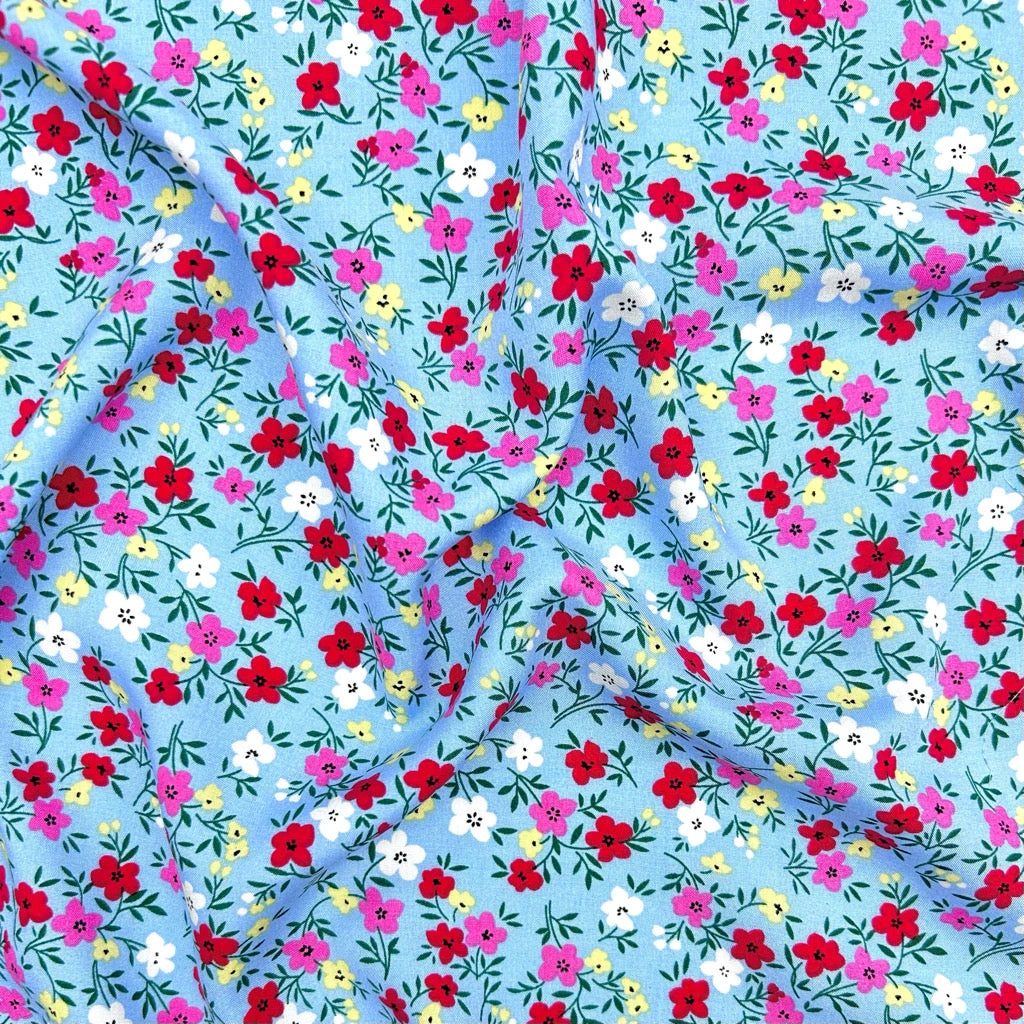 Floral Print Viscose Fabric - Blossom Belle Lightweight Rayon 4 Floral Print Viscose Fabric - Blossom Belle Lightweight Rayon - Image 4