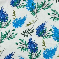 Floral Botanical Cotton Linen Fabric - Multicoloured Summer Dressmaking Material -Pound Fabrics Sale Store 2CE268AA 7AB4 40F8 AAC2 3384A40C823E