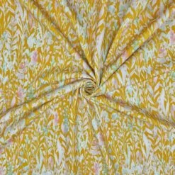 Busy Gardens Floral Cotton Jersey Fabric - 4-Way Stretch Material 11 Busy Gardens Floral Cotton Jersey Fabric - 4-Way Stretch Material -Pound Fabrics Sale Store 2D3A87A3 F27E 4BE1 B0B4 DCDDD5BEEF41