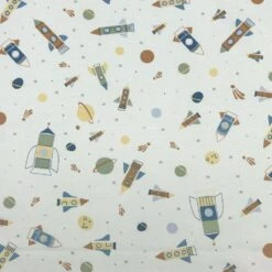 Space Rockets Cotton Jersey Fabric - Soft 4-Way Stretch Material 12 Space Rockets Cotton Jersey Fabric - Soft 4-Way Stretch Material -Pound Fabrics Sale Store 2E342B95 CE68 4DD5 B5FC 5AEB6E6B610F