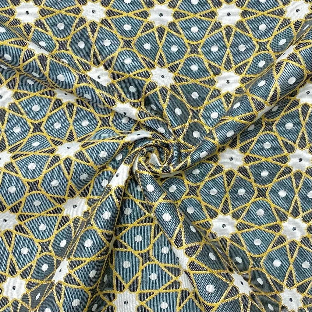 Abstract Dotted Tiles Tapestry Fabric 5 Abstract Dotted Tiles Tapestry Fabric - Image 5