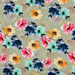 Stretch Viscose Twill Fabric - Colour Burst Digital Print for Dressmaking -Pound Fabrics Sale Store 2F09EC96 C1DC 473B A786 64098267293C