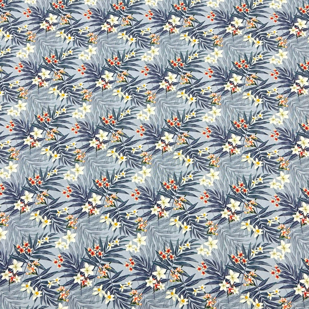 Rose & Hubble Tropical Floral Cotton Poplin Fabric 5 Rose & Hubble Tropical Floral Cotton Poplin Fabric - Image 5