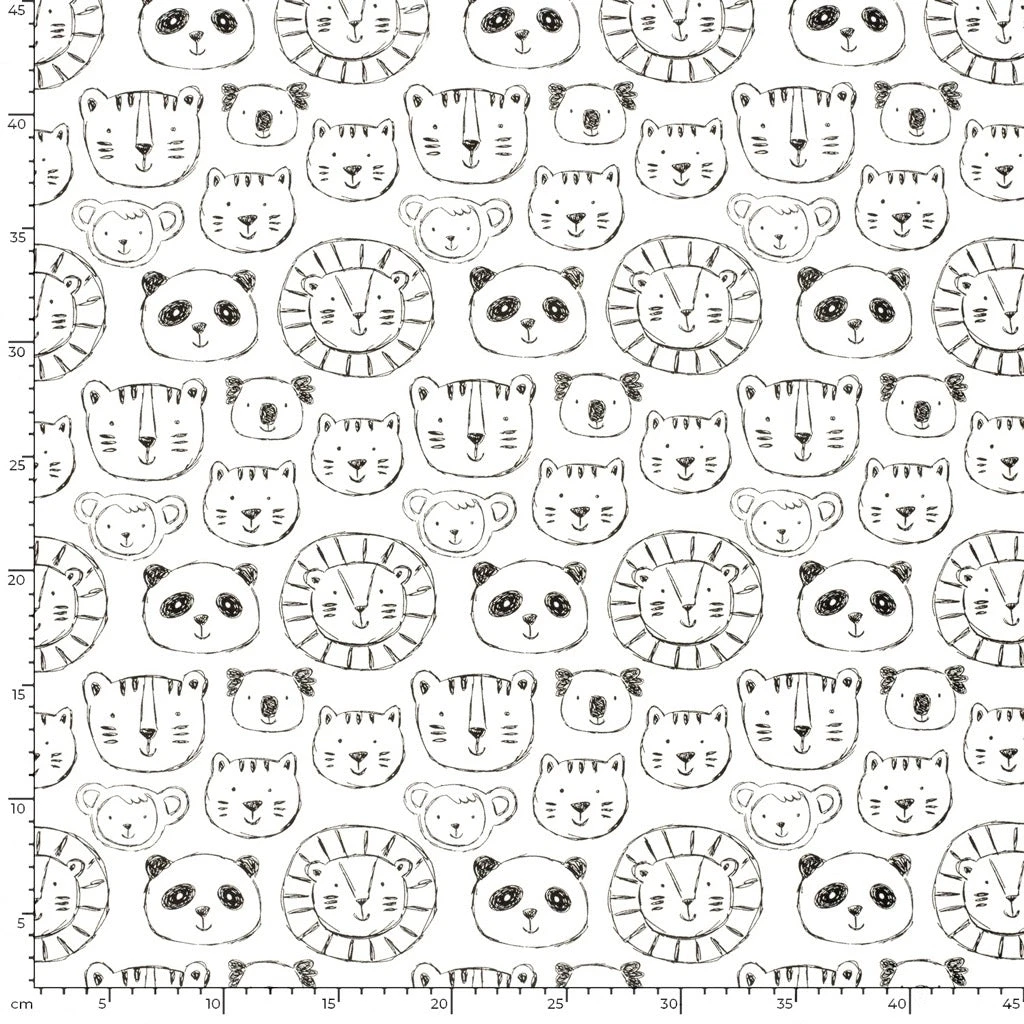 Animal Print Cotton Jersey Fabric - Premium Soft 4-Way Stretch Material 2 Animal Print Cotton Jersey Fabric - Premium Soft 4-Way Stretch Material - Image 2