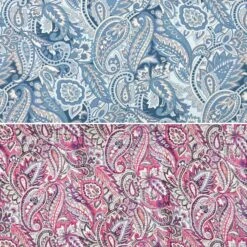 Mystic Paradise Floral Linen Viscose Fabric - Premium Summer Apparel Material