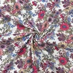 Rose & Hubble Floral Drawings Cotton Poplin Fabric 6 Rose & Hubble Floral Drawings Cotton Poplin Fabric -Pound Fabrics Sale Store 316BB8A4 8F40 4719 BFF1 154BDA487511