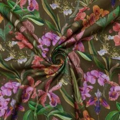 Premium Orchid Floral Cotton Canvas Fabric - Oeko-Tex Certified -Pound Fabrics Sale Store 3223BE1C 3CC7 4B93 BE06 1BFF11F2D52B
