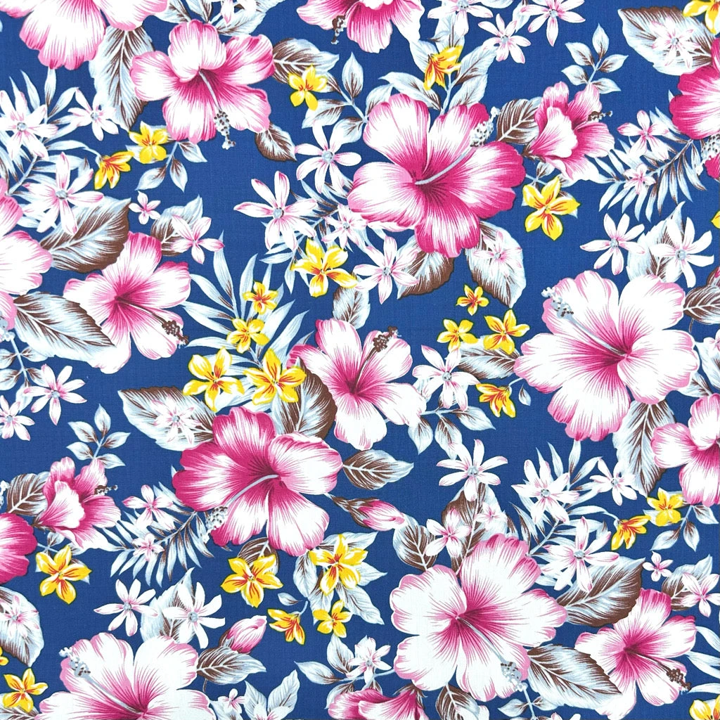 Rose & Hubble Old Rose Garden Floral Cotton Poplin Fabric 7 Rose & Hubble Old Rose Garden Floral Cotton Poplin Fabric - Image 7
