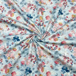 Rose & Hubble Charming Flowers Cotton Poplin Fabric - Oeko-Tex Certified -Pound Fabrics Sale Store 363CD408 1CC5 49F6 95BD E5C455B5E2EE