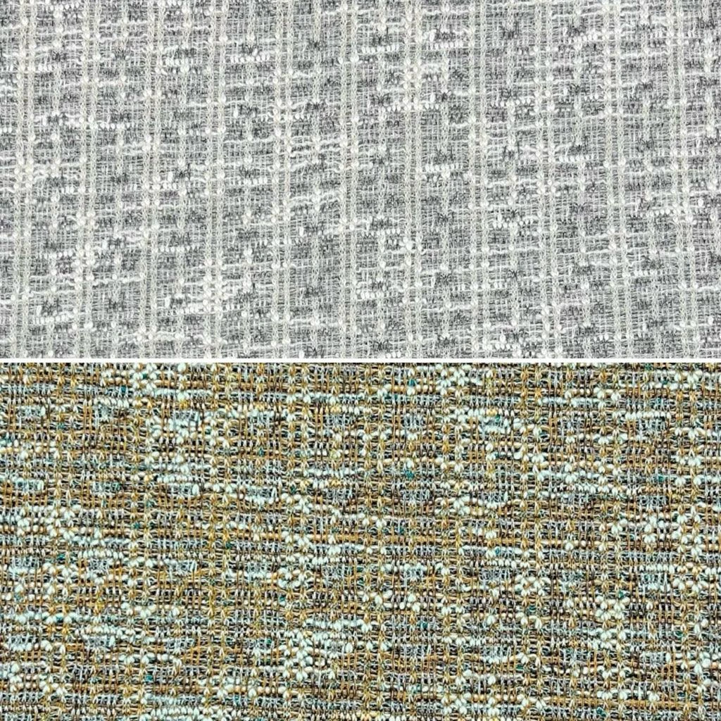 Stretch Tweed Knit Boucle Fabric with Lurex Sparkle 1 Stretch Tweed Knit Boucle Fabric with Lurex Sparkle