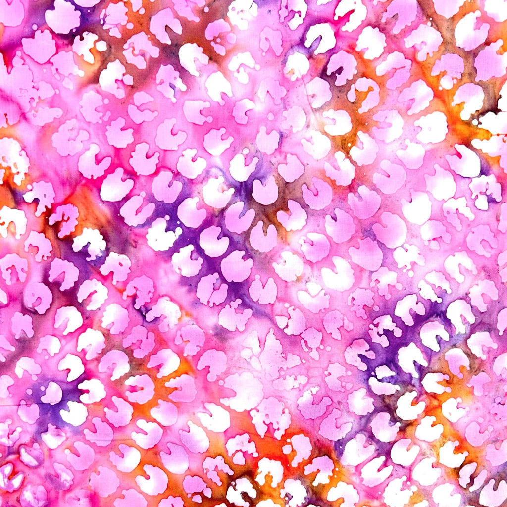 John Louden Petal Drift Cotton Batik Fabric 3 John Louden Petal Drift Cotton Batik Fabric - Image 3