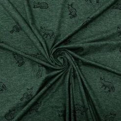 Premium Foxes Melange Cotton Jersey Fabric - Oeko-Tex Certified -Pound Fabrics Sale Store 39609A08 F3A0 41B7 B5A8 478A716430A2