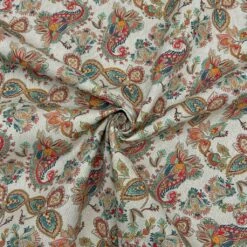 Multicoloured Paisley Digital Print Linen Look Polycotton Fabric 5 Multicoloured Paisley Digital Print Linen Look Polycotton Fabric -Pound Fabrics Sale Store 3A45D14D A0E7 4506 BD86 F79F0623DB17