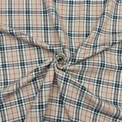 Beige and Black Checkered Poly Viscose Tartan Fabric for Dressmaking -Pound Fabrics Sale Store 3ADF027B BFB4 4535 BB8D 71B242D4732B