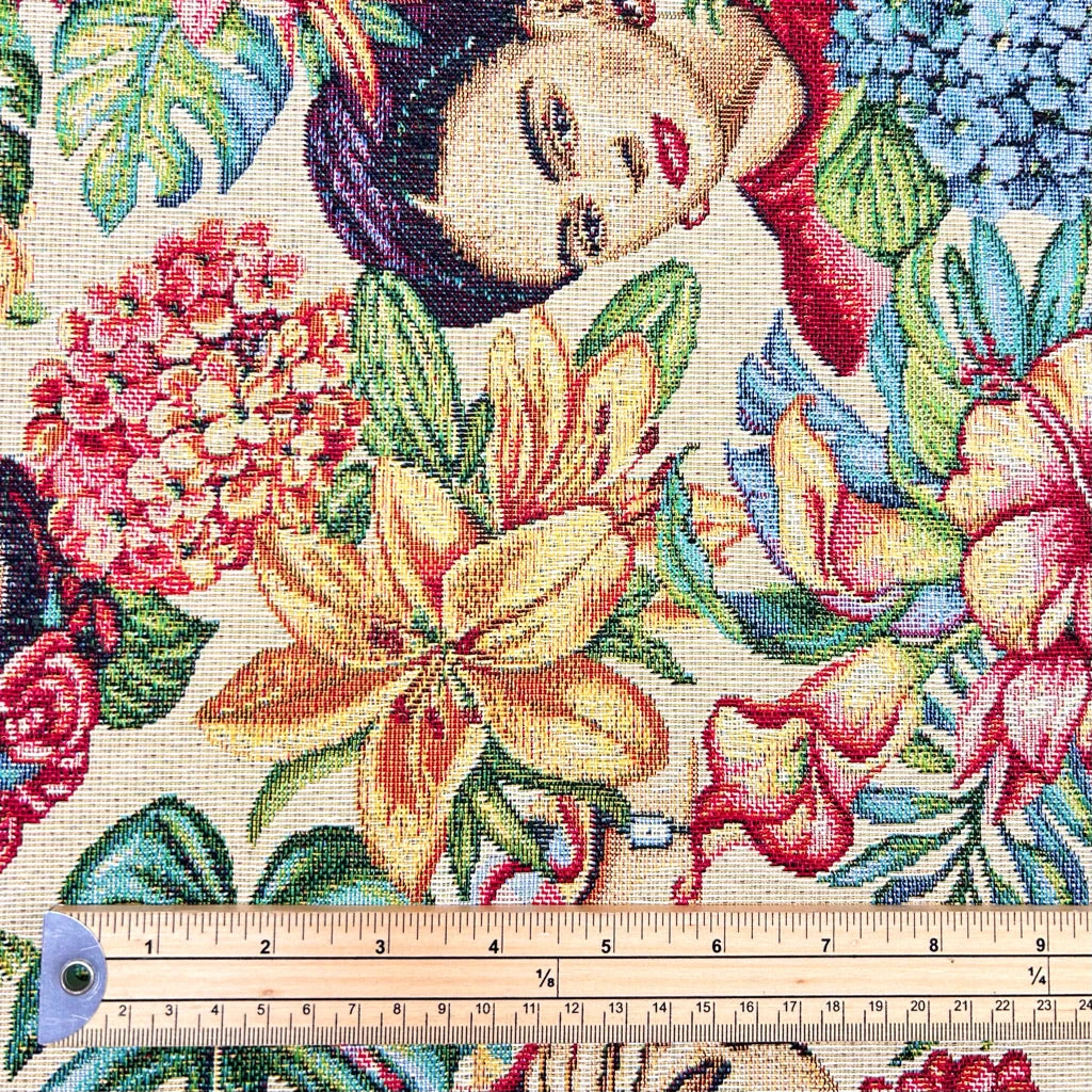 Premium Frida Floral Tapestry Fabric for Upholstery and Home Decor 2 Premium Frida Floral Tapestry Fabric for Upholstery and Home Decor - Image 2