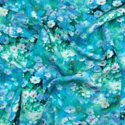 Viscose Twill Fabric - Elegant Gardens Floral Print Rayon Material -Pound Fabrics Sale Store 40989DB4 2FA5 43A9 8C76 034E6DD71CBE