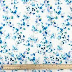 Blue Blossoming Branches Linen Blend Fabric - Premium Linen Cotton Mix 6 Blue Blossoming Branches Linen Blend Fabric - Premium Linen Cotton Mix -Pound Fabrics Sale Store 453F3F6C 735D 4F48 85E1 1B4D7033E8C7